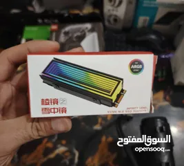  2 مبرد RGB الوان للهارد M.2 Ssd ماركة