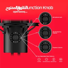  3 مايكروفون احترافي - جديد -  HyperX Quadcast 2 هايبر اكس كواد كاست 2