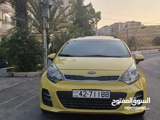  17 كيا ريو 2016  فل كامل فحص 7 جيد بسعر 8900 دينار نهائي للجادين  (استخدام شخصي) لم تعمل سياحي او تطبيق
