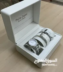  3 ساعة سويسرية جديدة بالكرتونة