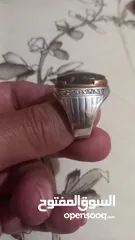  3 خاتم فضه ثقيل عدد 1 خاتم فضه تركي عدد 2 بروش عدد 5 عقد رقبة تراثي عدد1