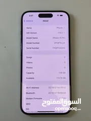  10 iPhone 15 Pro - 128GB سعر حرق -  - كفاله أبل (مش مفتوح)