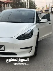  6 تسلا موديل 3 لون أبيض لؤلؤي 2022 Tesla model 3 . 2022