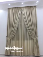  4 curtains and furniture