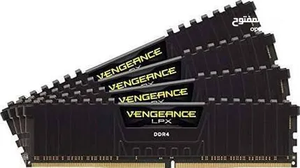  2 Corsair Vengeance 32GB DDR4 (8x4) 3000Mhzغير قابل للمساومة