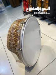  1 دف كاتم طار خشب عريض