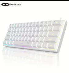  2 Keyboard gaming كيبورد قيمنق MageGee Mini 60% RGB Backlit