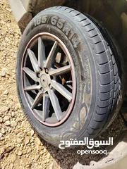  3 جنط فوزن 14 للبدل على 15 او 16