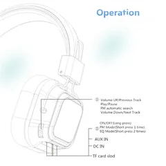  8 سماعة رأس headphone بلوتوث ويرلس سماعه هدفون