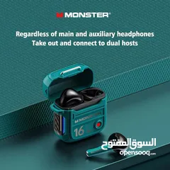  4 Monster XKT16 Bluetooth wireless earbuds