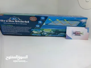  1 مظلة زجاج السيارة الامامي الاصلية سهلة الاستعمال والفتح والتسكير مناسب لكل انواع السيارات