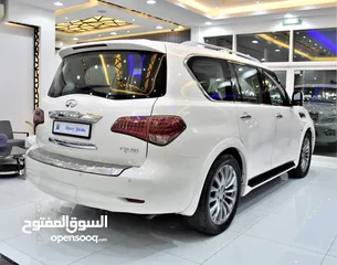  5 Infiniti QX80 ( 2015 Model ) in White Color GCC Specs