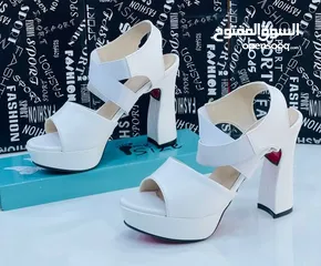  2 سندل ستاتي كعب عالي
