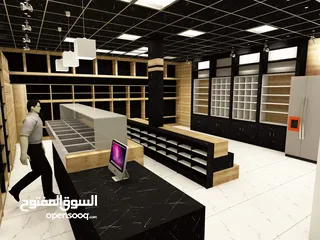  3 محل تجاري ع الشارع الرئيسي منطقه حيويه
