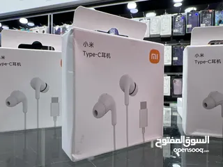  2 سماعات شاومي الاصلية مدخل تايب سي  HeadPhone Type-C Mi original  توصيل مجاني داخل عمان لمناطق محدودة