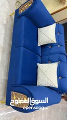  3 طقم كنب 7 مقاعد استعمال بسيط جداً