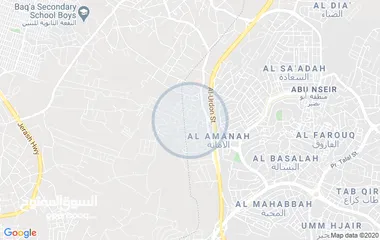  8 ارض للبيع في ابو نصير بالقرب من مستشفى الرشيد و مطعم ديوان زمان