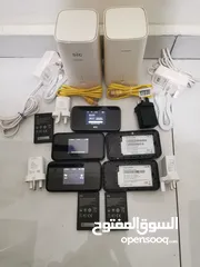  3 واوتر مودم 4g , 5g .منزلي و متنقل مفتوح. home , pocket router unlock