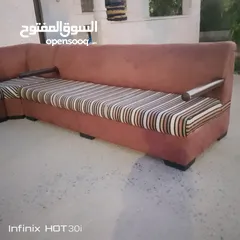 7 كورنر تفصيل 11 مقعد خشب سويد وايادي زان