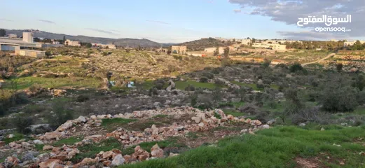  25 800متر طابوا فلسطيني في اجمل موقع بالكفريات واطلالة مميزةمنطقة( b)صالحة للبناء
