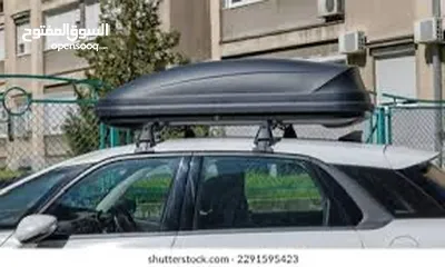  5 universal roof box, black color, two size, small and medium