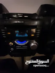  3 ستريو سوني فيكاس ضخم جدا مع اربع سماعات ووفر دبل صوت مرعب جدا مع قاريء سي دي تشينجر مع خاصية نسخ وال