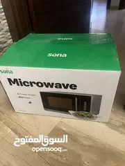  5 مايكرويف سونا جديد بحالة الممتاز استخدام أسبوعين بكرتونته السعر قابل للتفاوض
