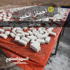  11 اجبان الخير  جبنه بيضاء بلديه حليب غنم صافي 100‎%‎ مكفوله
