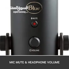  7 Blue Yeti USB Mic for Recording & Streaming on PC and Mac ميكرفون بلويتي احترافي