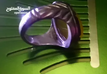  5 خاتم عقيق طبيعي شرف الشمس لون هادي ونادر فضه بحريني عاليه للبيع