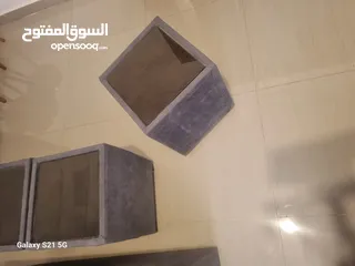  5 طاولات وسط لون رمادي