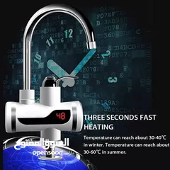  6 حنفي سخان ماء فوري كهرباء يعمل بنضامين (حار _ بارد)