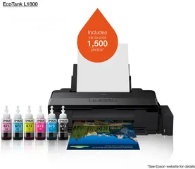  2 طابعة epson l1800