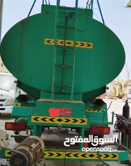  1 أخرى مقطورة صهريج مياة خور 10ألف  موديل 2015 للبيع Green water tanker trailer 10000 Galon model2015