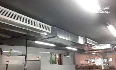  10 دكت ، هودات ، مداخن ، مطاعم ، جميع اعمال الستانلس طبي وغذائي ، رفوف وطاولات ستانلس طبي و غذائي .