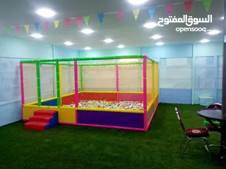  2 تجهيز بركة طابات لمنطقة العاب في عمان