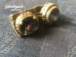  11 خاتمين انتيك حجر مازونايت حجم كبير للبيع بسعر مناسب الخاتم انتييك. والحجر مازونايت.