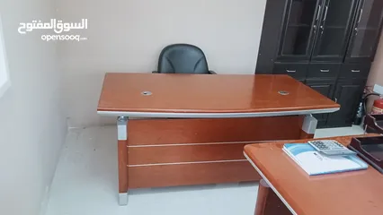  4 office table chair