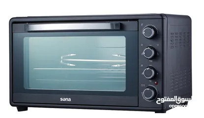  1 فرن كهربائي 60 لتر نوع Sona بحالة ممتازة جديدة