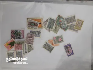  15 طوابع قديمة منذ اكثر من 50 عام