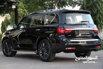  2 إنفينيتي وارد الشركة QX 80 موديل : 2022 سعة المحرك : 5.6 L  قاطعة مسافة : 26.000 KM