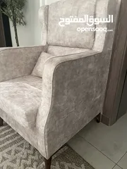  1 كنب عدد 2مفرد شبه جديد استعمال شهرين