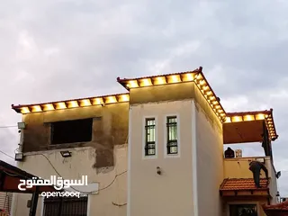  1 بناء شلالات مياه الصناعيه وتركيب كرميد