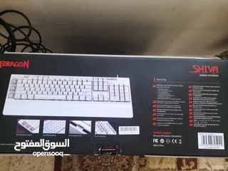  2 redragon Shiva white + Hyperx alloy origin   core black