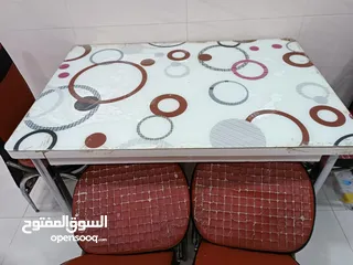  2 ميز طعام اربع كراسي