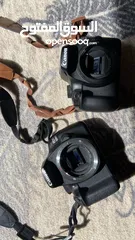  2 كامرتين 1200d و 4000d كل وحده بتنباع لحال    و اغراضهم الاصليه بحال الوكاله و في 3 عدسات للبيع بلوصف