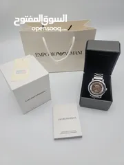  6 Armani watches (leather&metal) - ساعات ارمني الجلد والمعدن