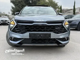  4 كيا سبورتاج GT Line ترخيص 2022 محرك 1600 هايبرد plug in/يقطع على الشحنه 65 كيلو متر  271 حصان
