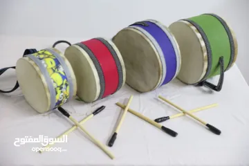  21 مجموعة متنوعة من الالات الموسيقية من الجلد الطبيعي وشغل يدوي 100%