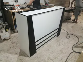  1 كاونتر استقبال سيمبل مودرن شامل التوصيل والتركيب عمان زرقاء